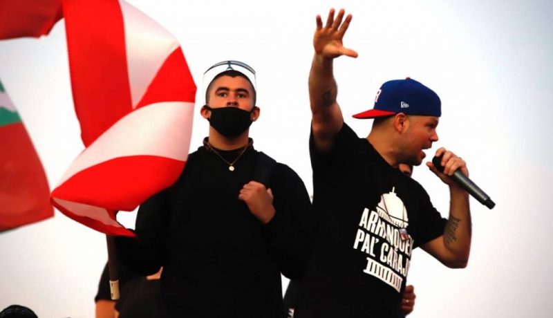 J Balvin y Residente en Puerto Rico.