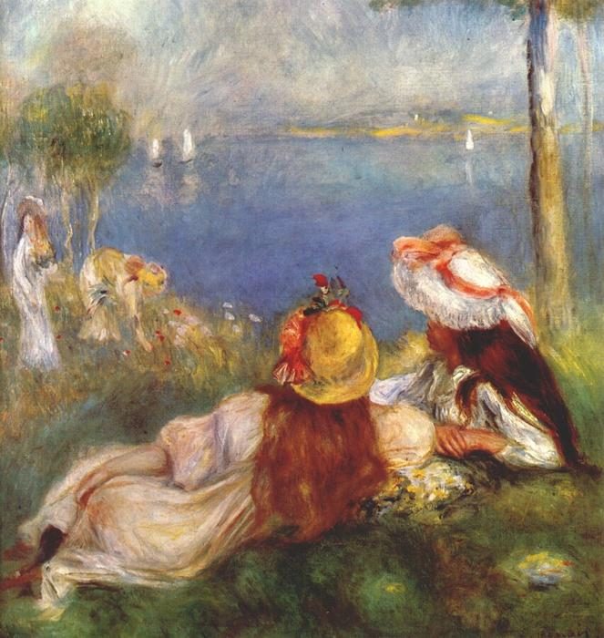 F ÚNICA Pierre-auguste-Renoir-Girls-on-the-seashore