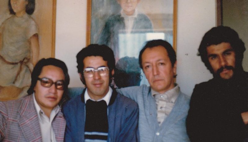 F ÚNICA de izq a derecha 1980-Jaime Nisttahuz, René Bascopé, Marcelo Quiroga Santa Cruz y Ángel Bascopé