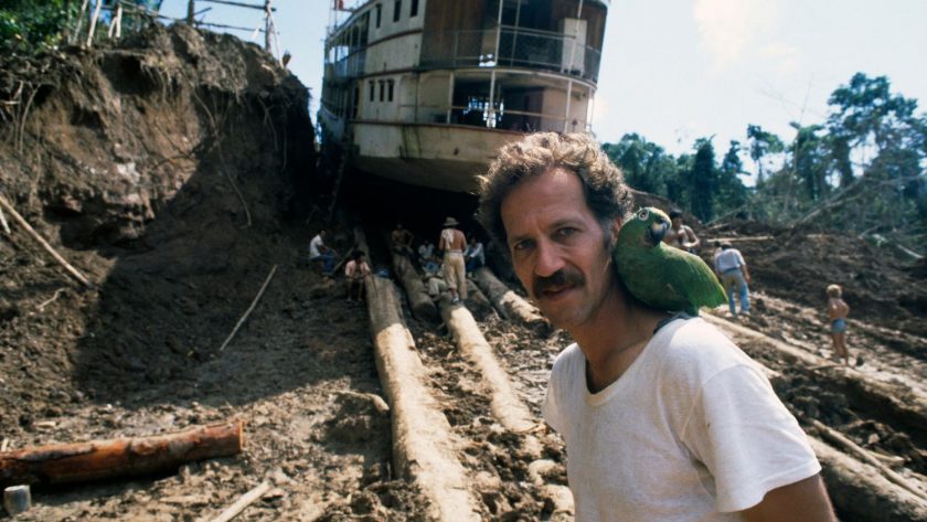Werner Herzog durante el rodaje de 'Fitzcarraldo' en Peru. //GETTY