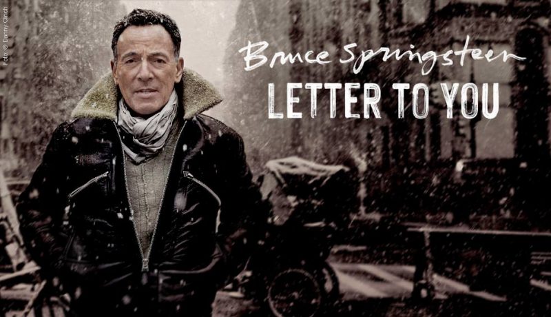 F UNICA Portada del más reciente álbum de Bruce Springsteen.