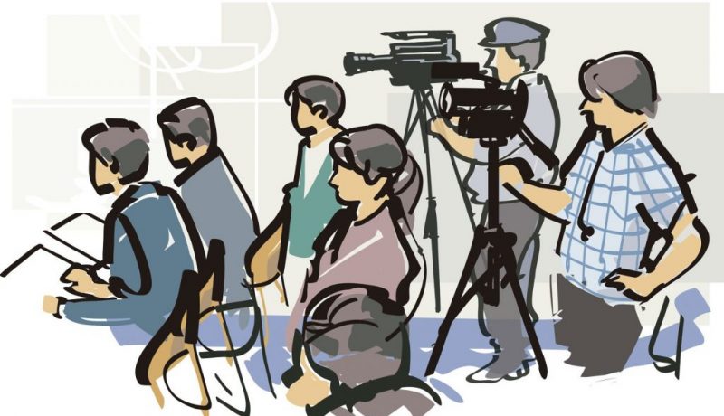 periodistas ilustracion