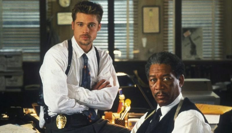 Bradd Pitt y Morgan Freeman protagonizaron la película dirigida por David Fincher. //INTERNET