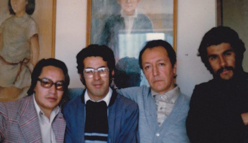 F1 de izq a derecha 1980-Jaime Nisttahuz, Ren+¬ Bascop+¬, Marcelo Quiroga Santa Cruz y +üngel Bascop+¬