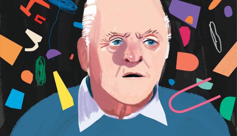 Anthony Hopkins dibujo the father new yorker