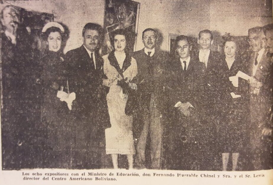 Artistas bolivianos 1953