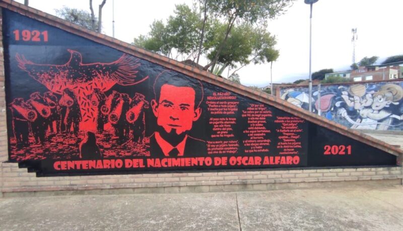 Oscar Alfaro mural Tarija