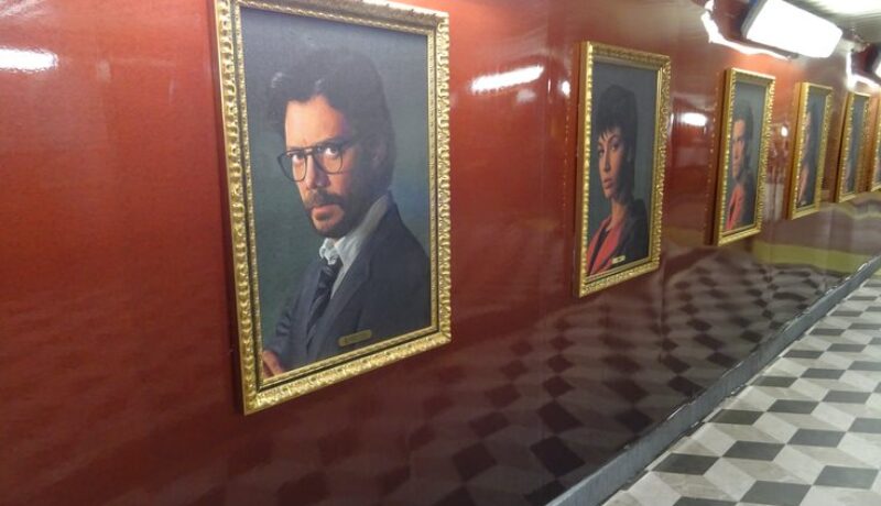 Casa de papel metro madrid