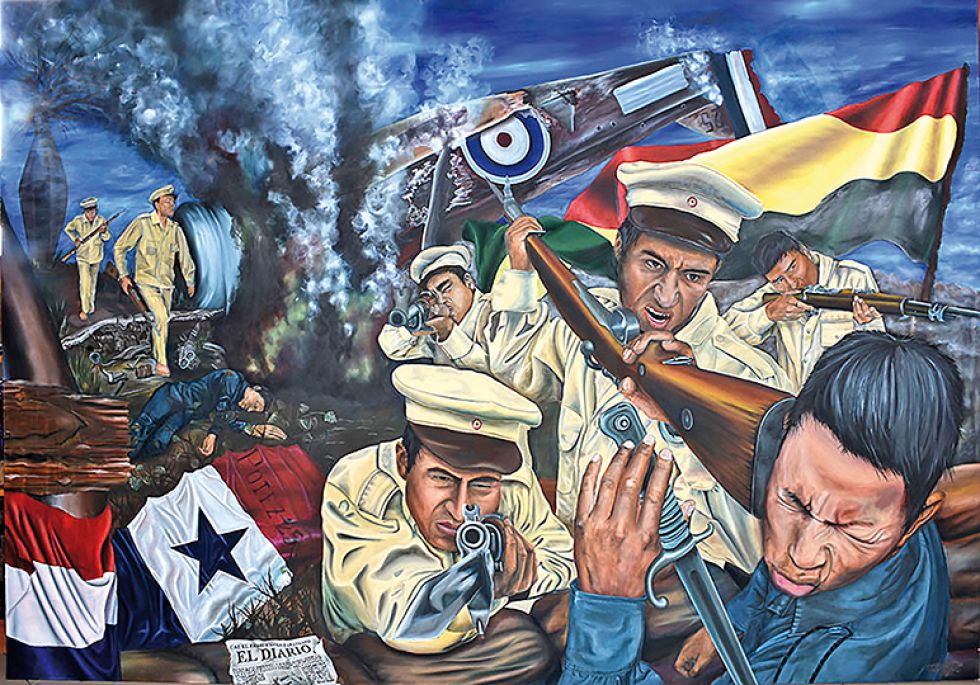 Guerra del Chaco ilustracion