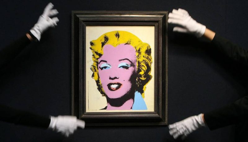 Marilyn cuadro Warhol