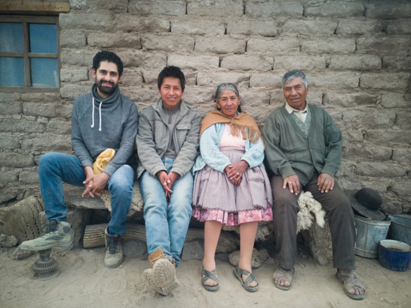 Alejandro Loayza y actores