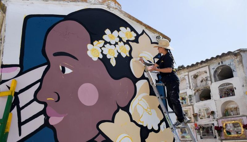 Mural cementerio La Paz 2022