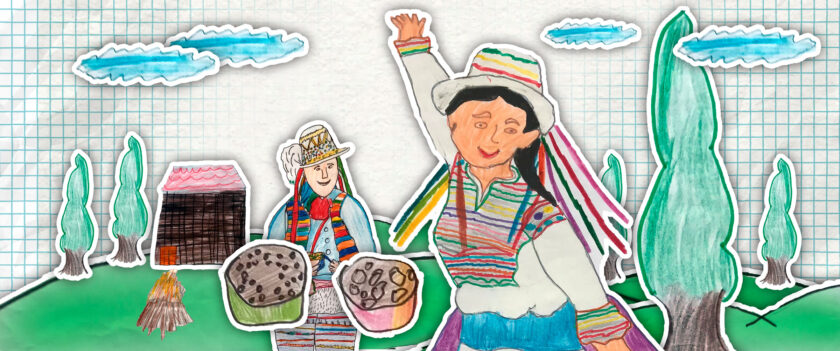 Raqaypampa reportaje dibujo