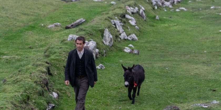 Colin Farrell y burro - Los espíritus de la isla