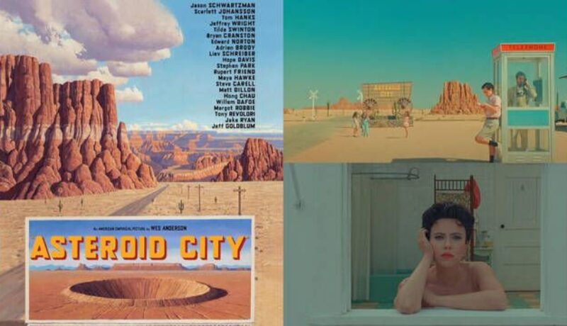 Asteroid City afiche y Scarlett