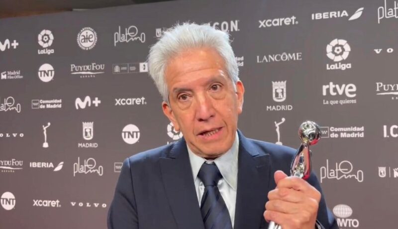 Cergio Prudencio con Platino