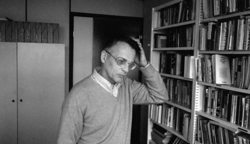 Portrait of Alain Touraine on February 26, 1980