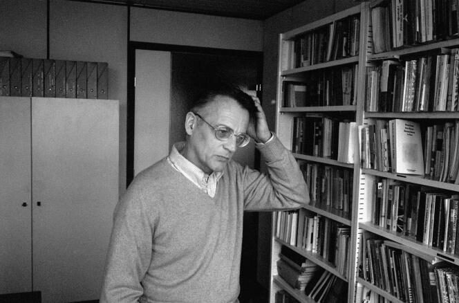 Portrait of Alain Touraine on February 26, 1980