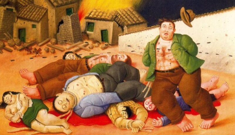Botero pintura violencia