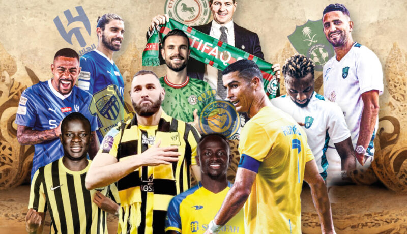 Futbolistas en liga de Arabia