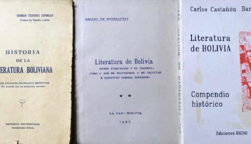Libros historia literatura boliviana