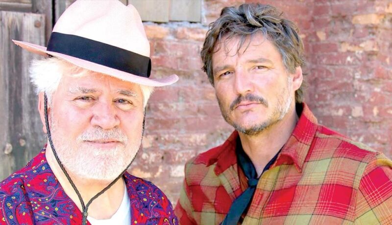 Almodóvar y Pedro Pascal
