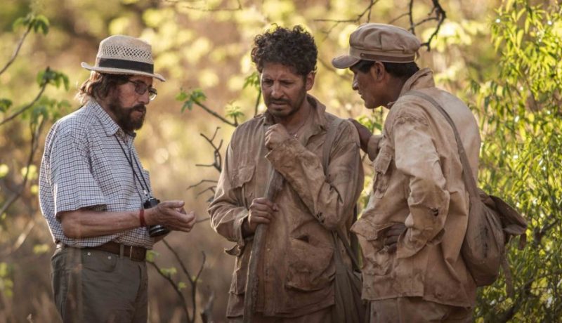 Los viejos soldados con Sanjines