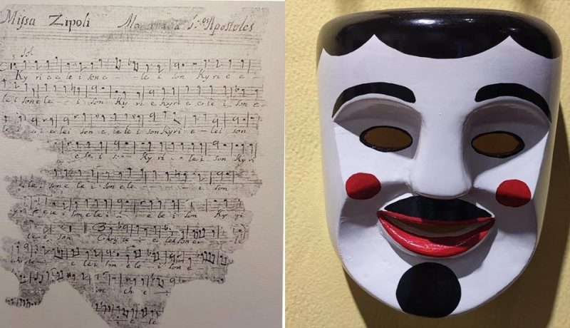 Partitura y Mascara Palacio Suena