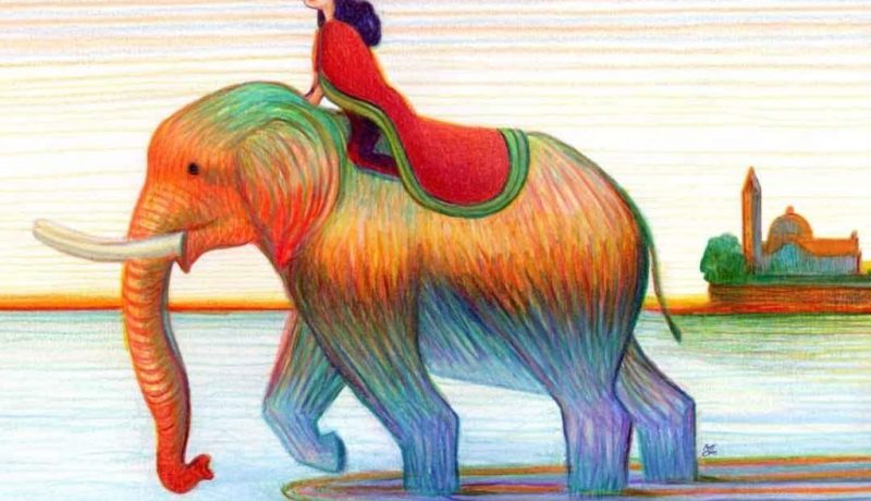 Venecia 2024 detalle afiche