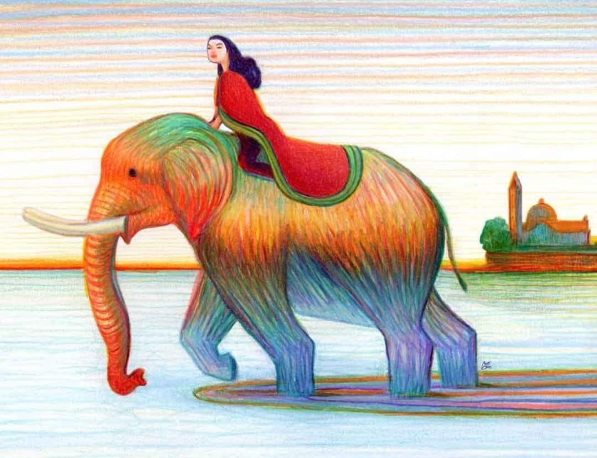 Venecia 2024 detalle afiche