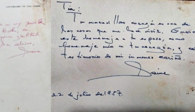Libro autografiado Saenz