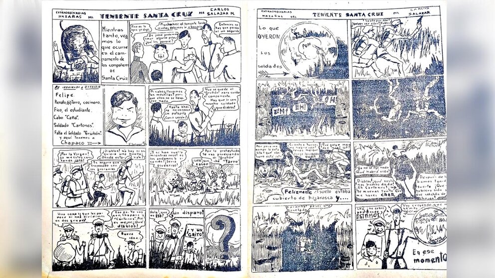 Historieta Guerra del Chaco