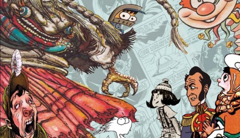 Historieta boliviana dibujo libro