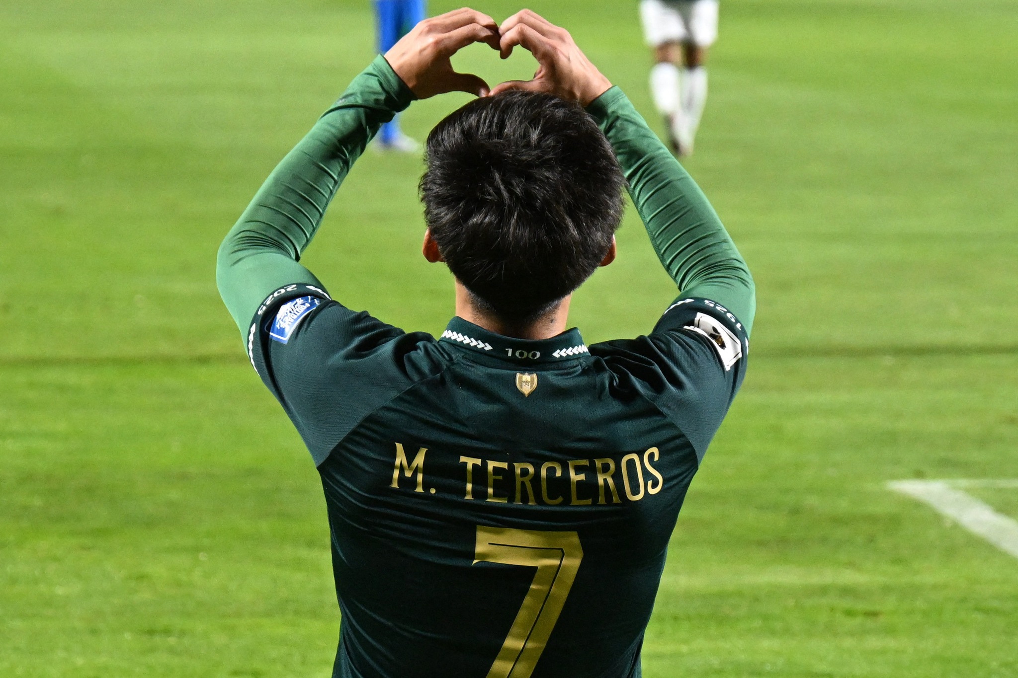 Miguelito Terceros festejo contra Brasil